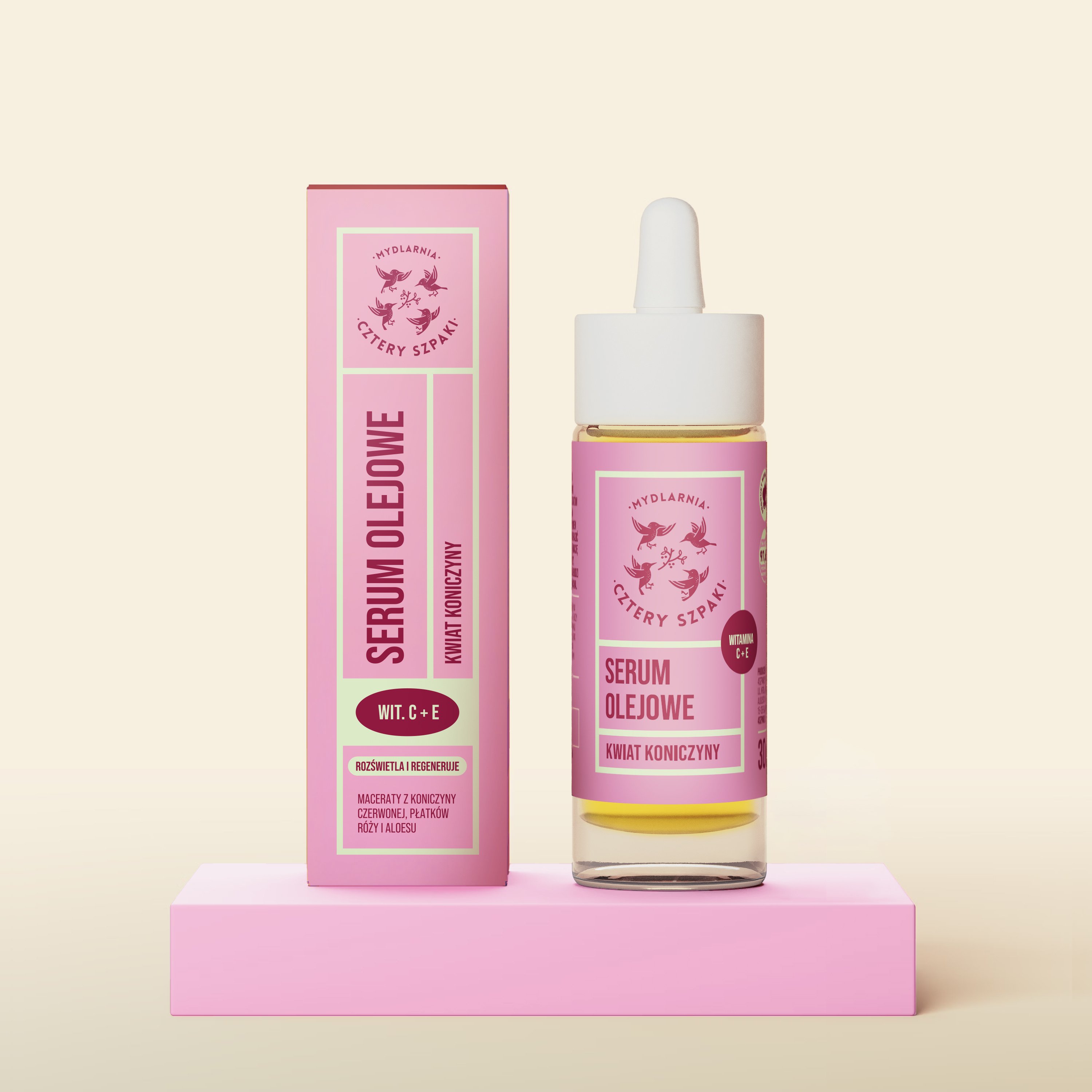 Kwiat Koniczyny - olejowe serum do twarzy