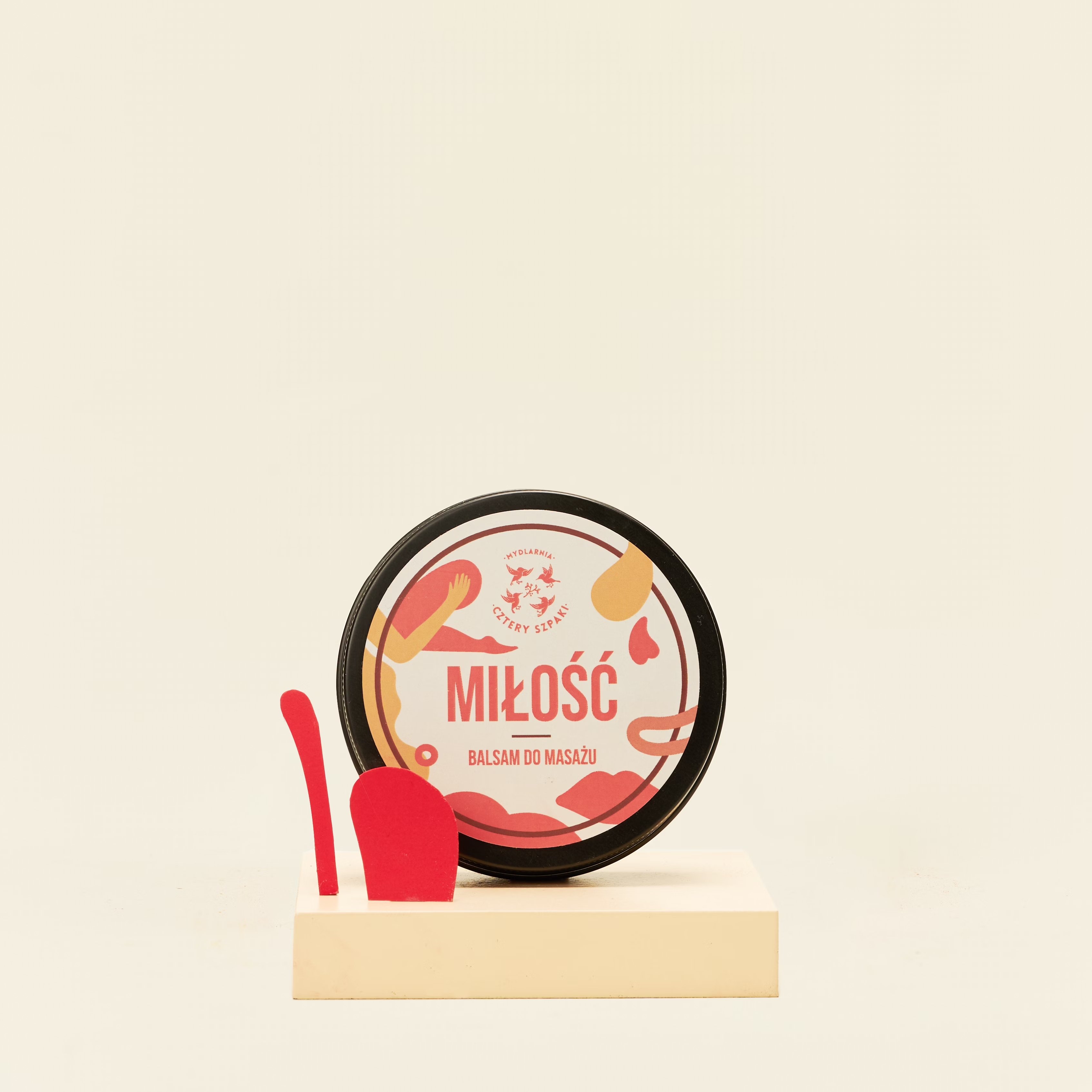 Balsam do masażu Miłość w aluminiowej puszce. 