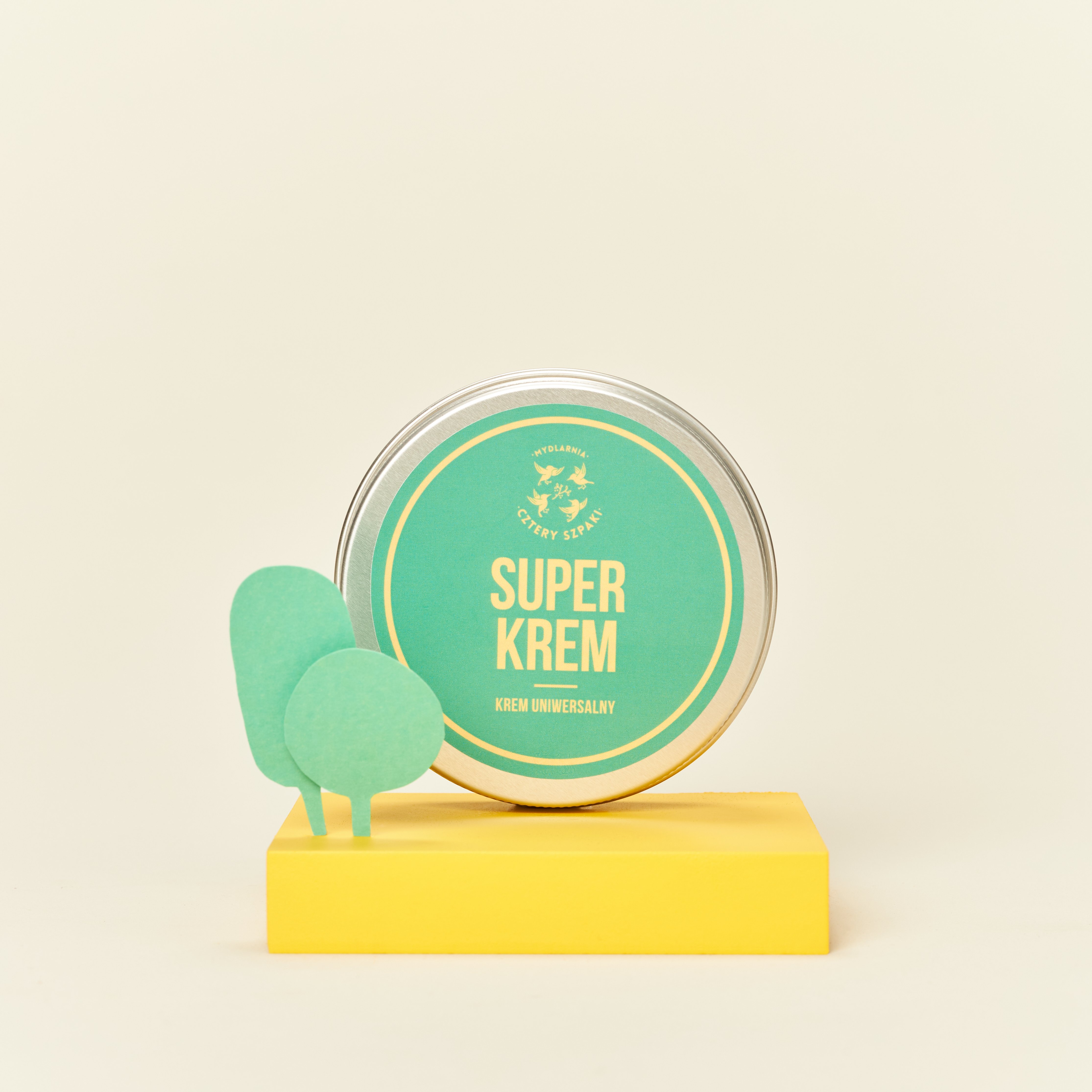 Krem uniwersalny Superkrem w aluminiowej puszce. 