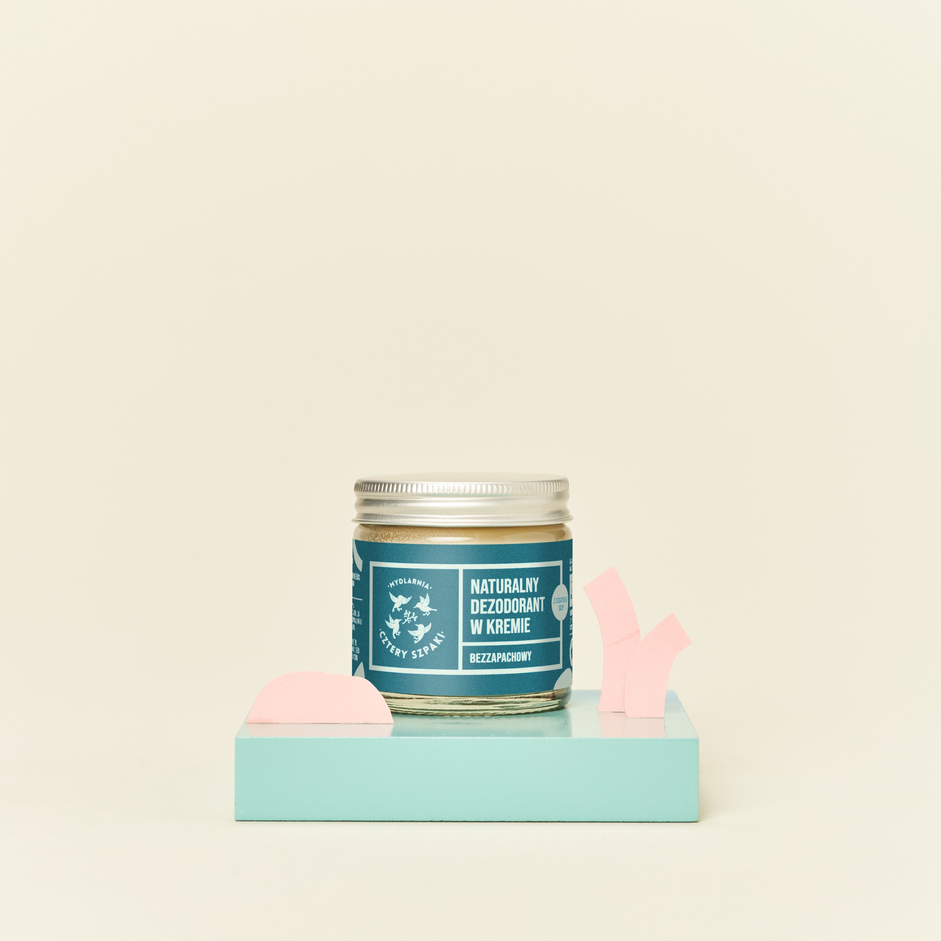 Naturalny dezodorant w kremie bezzapachowy z dodatkiem sody