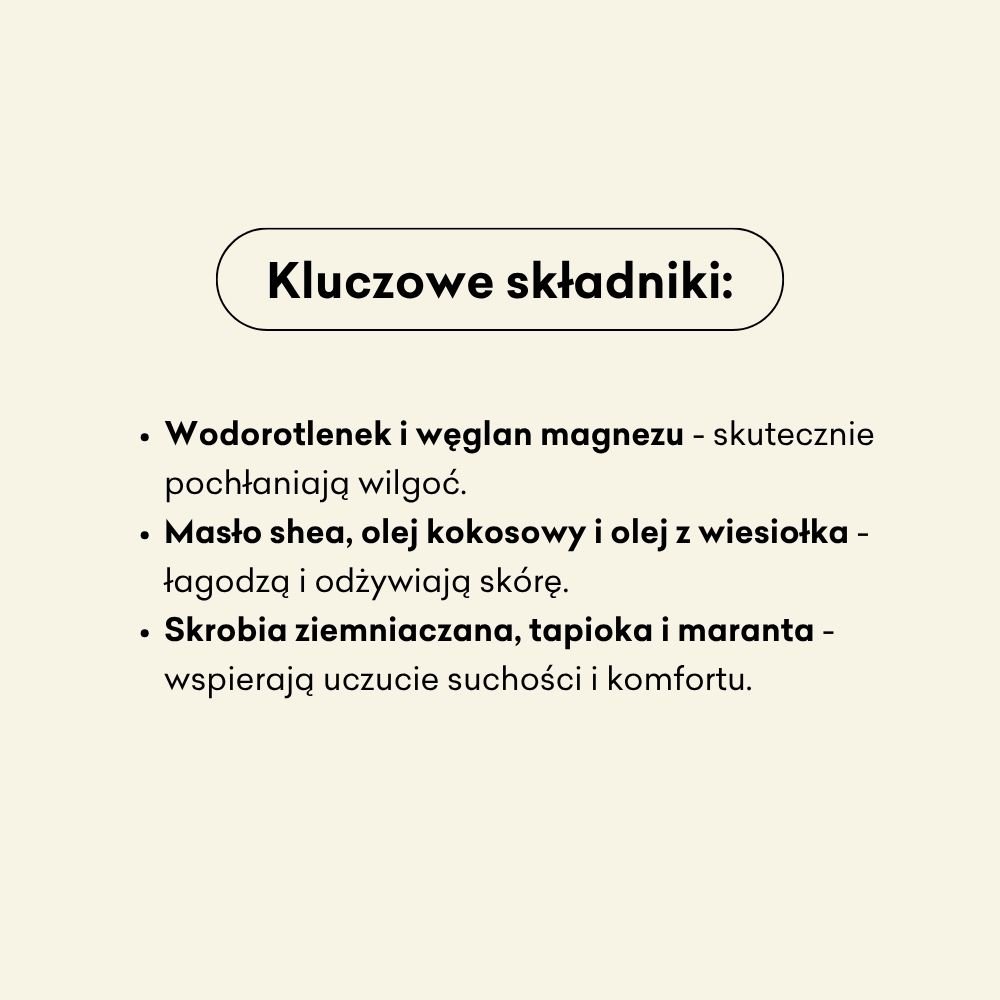 Dezodorant w kremie - mini - bezzapachowy bez dodatku sody